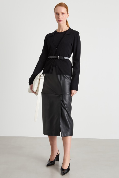 Short-Sleeved Knit Top Intrend