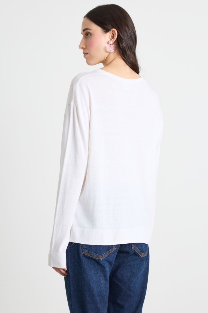 Maglia con scollo a V Intrend - 4