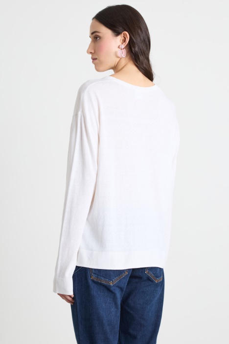 Maglia con scollo a V