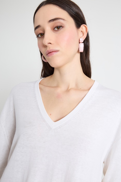 Maglia con scollo a V