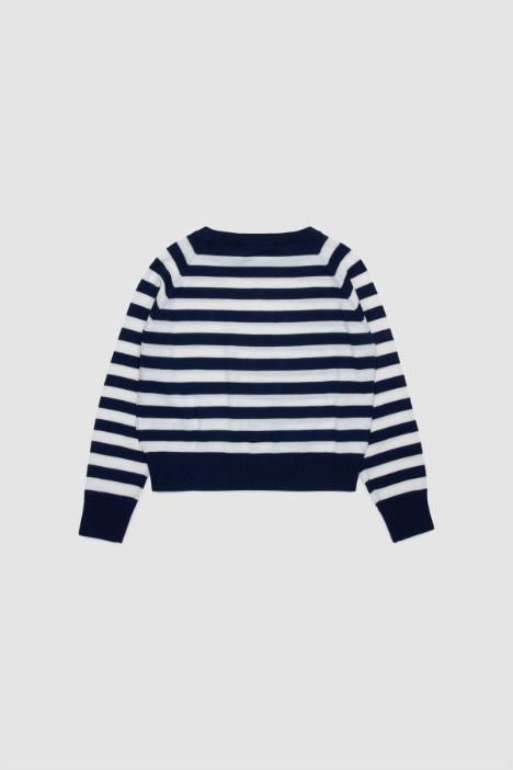 Maglia girocollo con ricamo BAMBINI