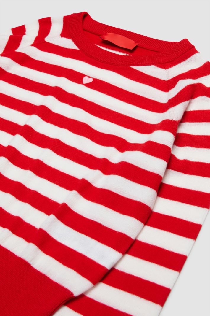 Maglia girocollo con ricamo Intrend - 3