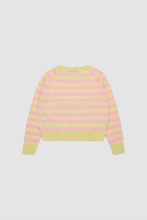 Maglia girocollo con ricamo BAMBINI