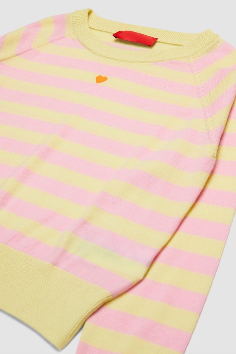 Maglia girocollo con ricamo BAMBINI