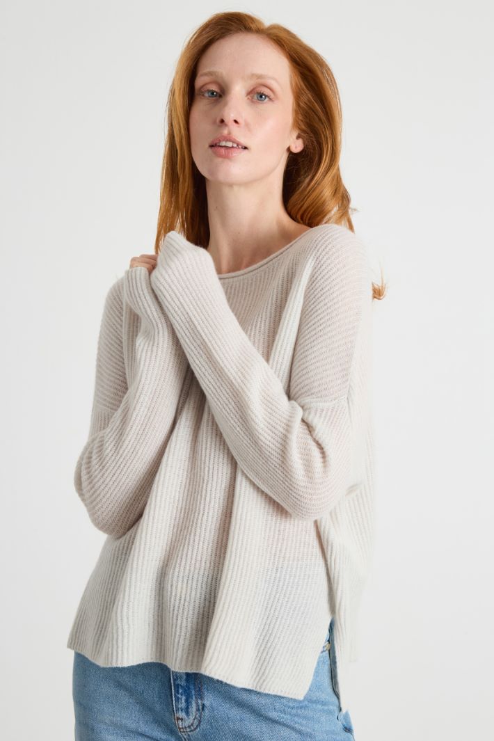 Ribbed Cashmere Jumper Intrend - 2