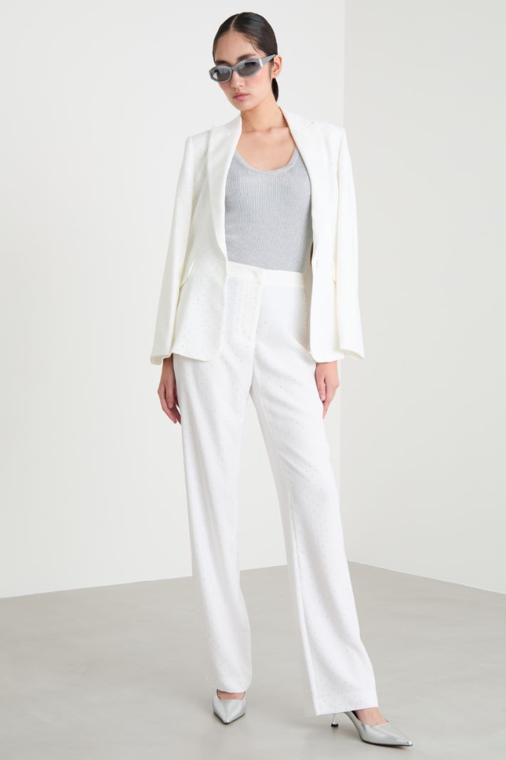 Top laminato a costine Intrend