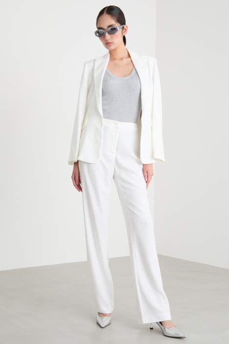 Top laminato a costine Intrend