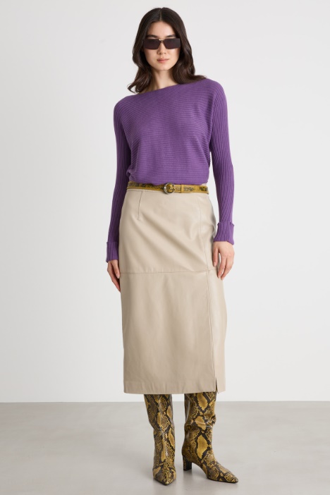 Horizontally ribbed jumper Intrend