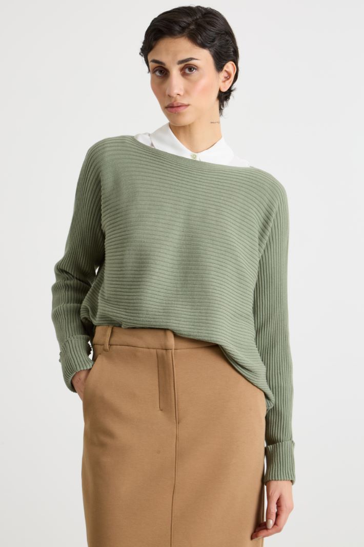 Horizontally ribbed jumper Intrend - 2