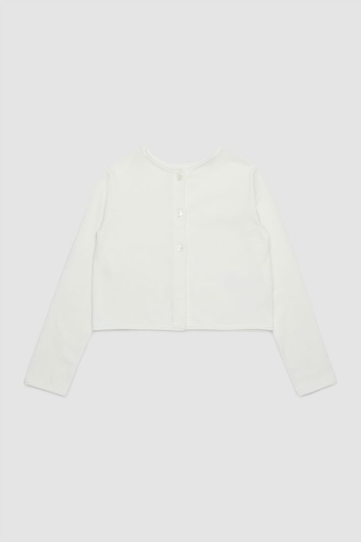 Heart-Embroidered Cardigan Intrend - 2