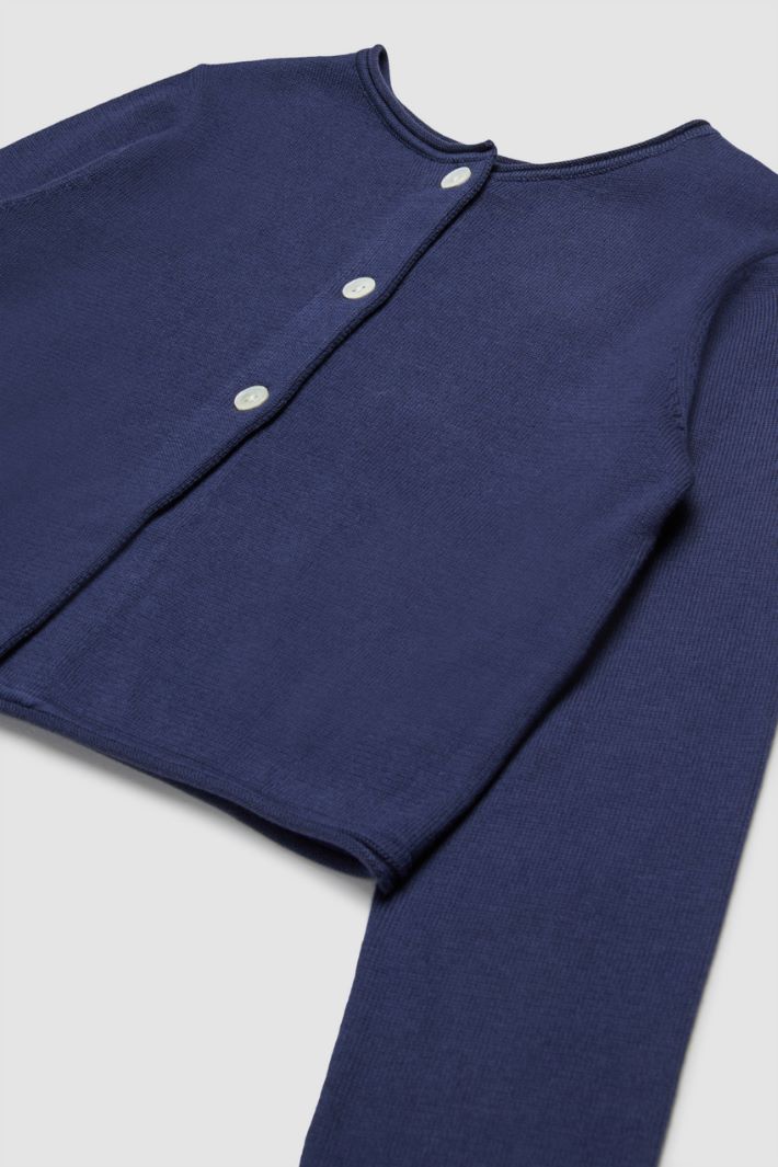 Heart-Embroidered Cardigan Intrend - 3