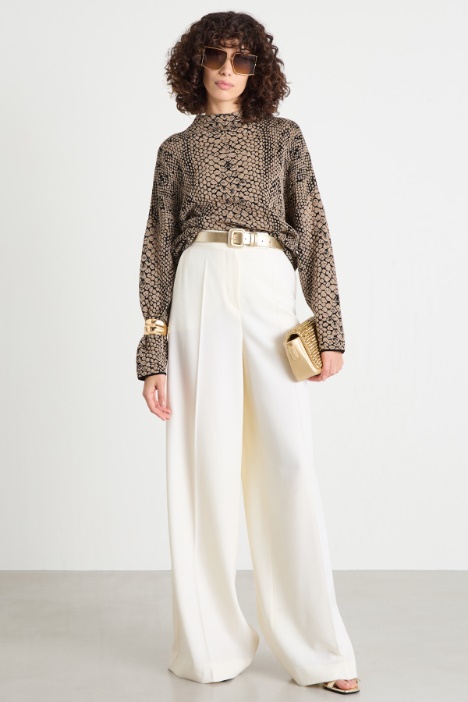 Jacquard high-neck jumper Intrend