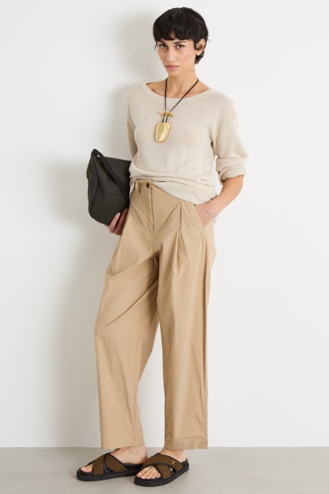 Oversized linen jumper Intrend