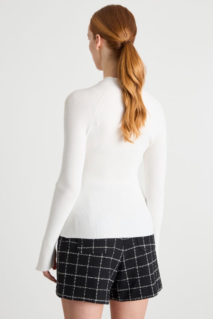 Rib-Knit Jumper Intrend - 4