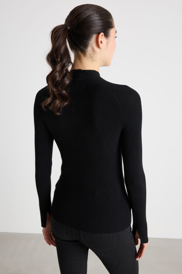 Rib-Knit Jumper Intrend - 4