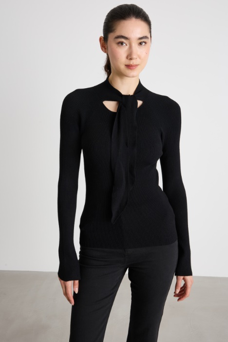 Rib-Knit Jumper Intrend