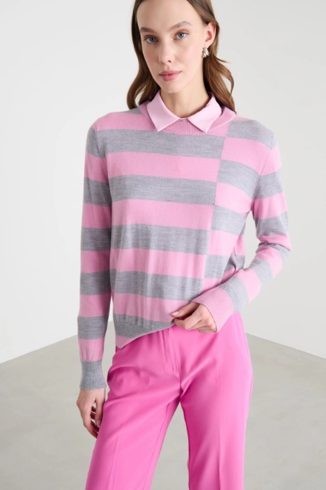 Round-neck jumper - Intrend