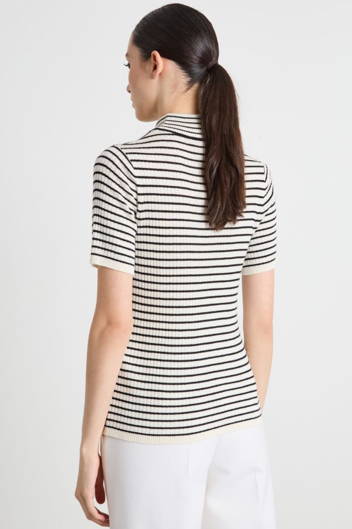 Short-sleeved polo neck Intrend - 4