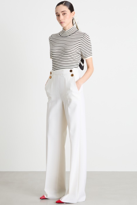 Short-sleeved polo neck Intrend