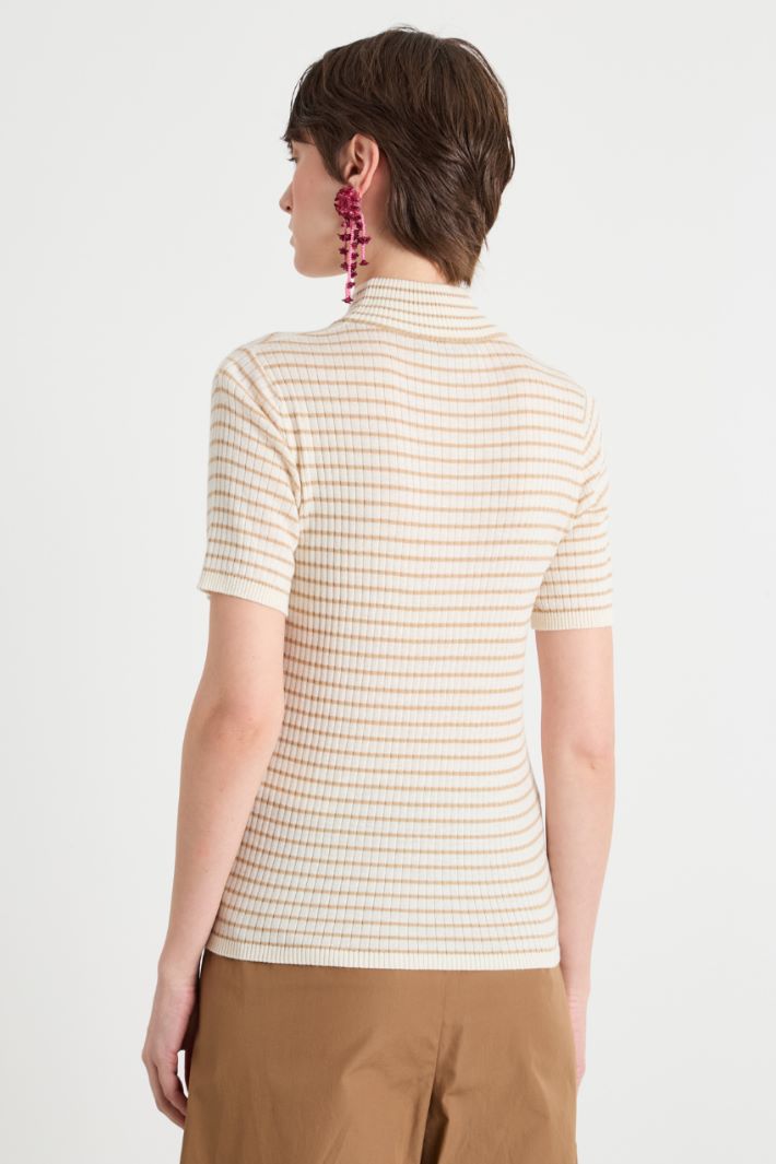 Dolcevita con maniche corte Intrend - 4