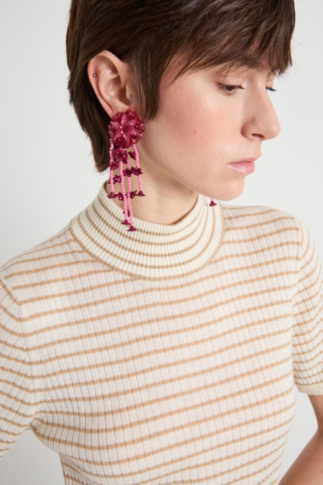 Dolcevita con maniche corte