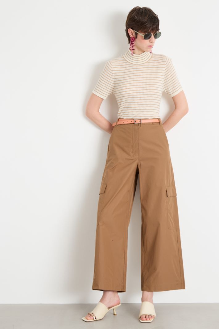 Dolcevita con maniche corte Intrend