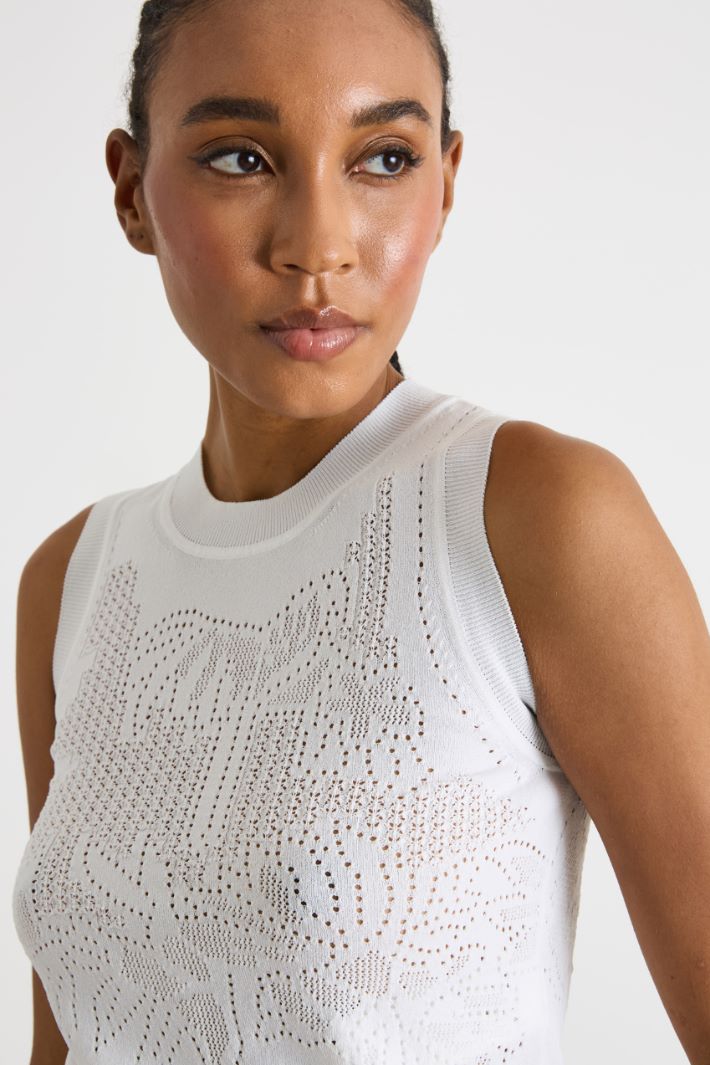 Top in maglia Intrend - 3