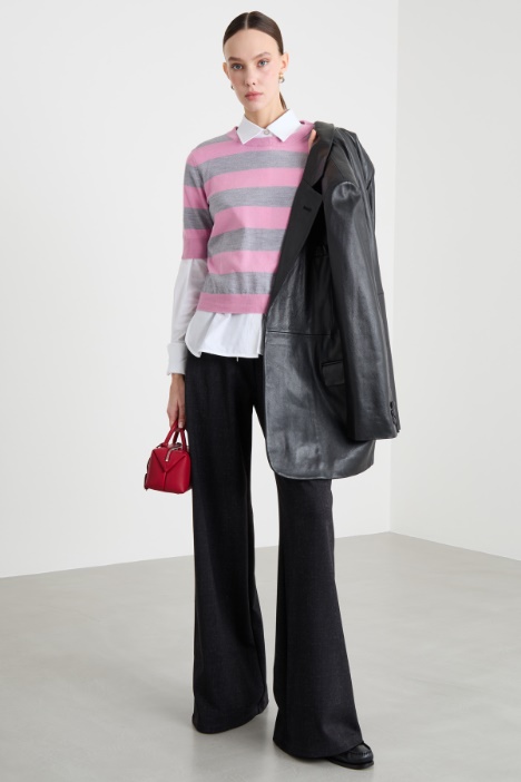 Short-sleeved knit Intrend