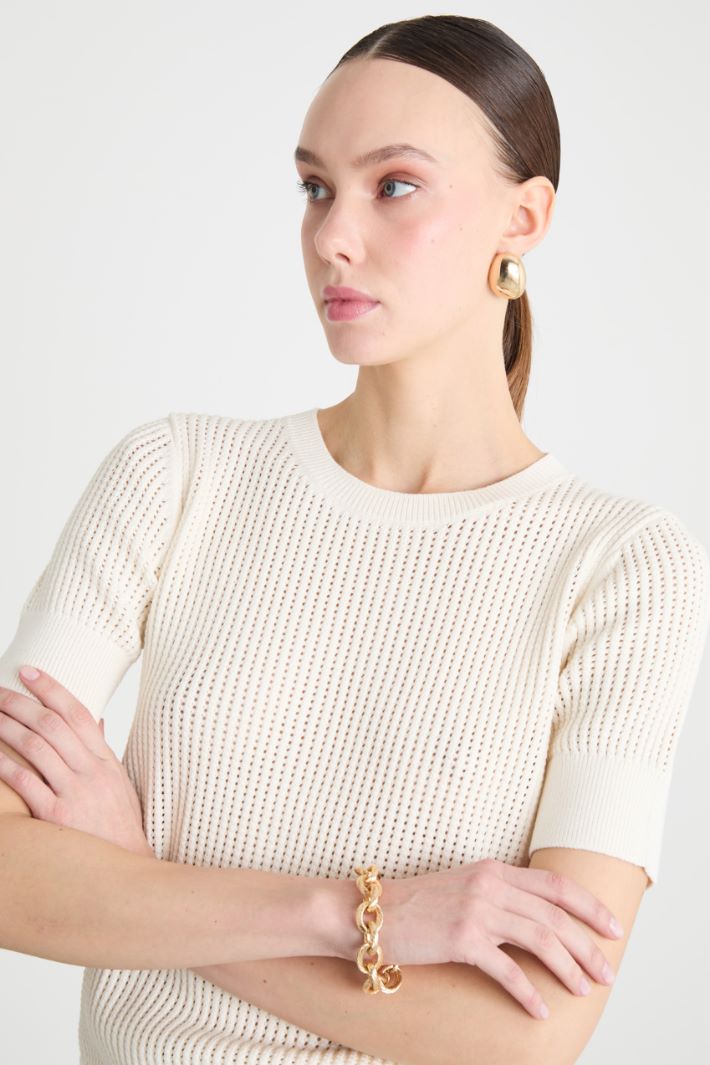 Rib-Knit Top Intrend - 3