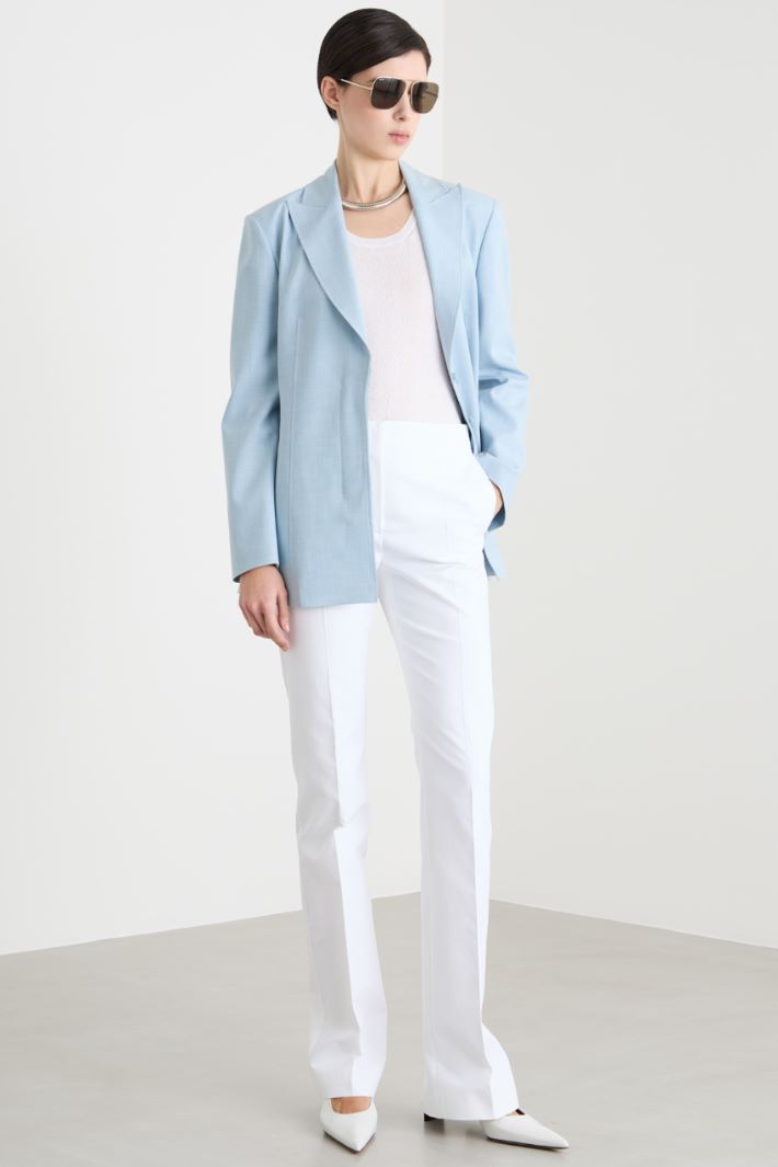 Crepe knit top Intrend