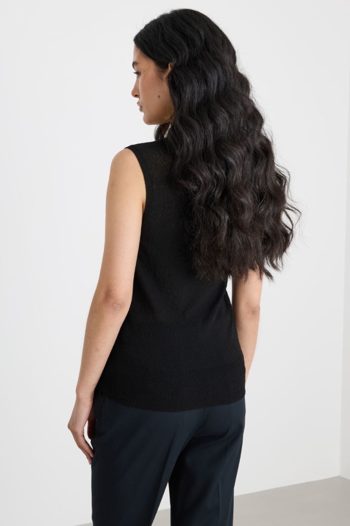 Top in maglia crepe Intrend - 4
