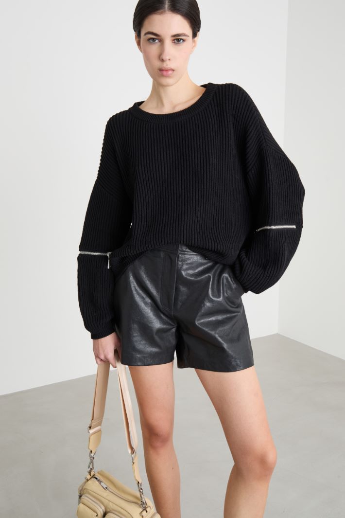 Zipped-sleeve jumper Intrend - 2