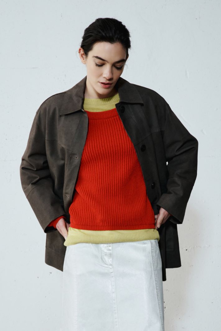 Zipped-sleeve jumper Intrend - 6