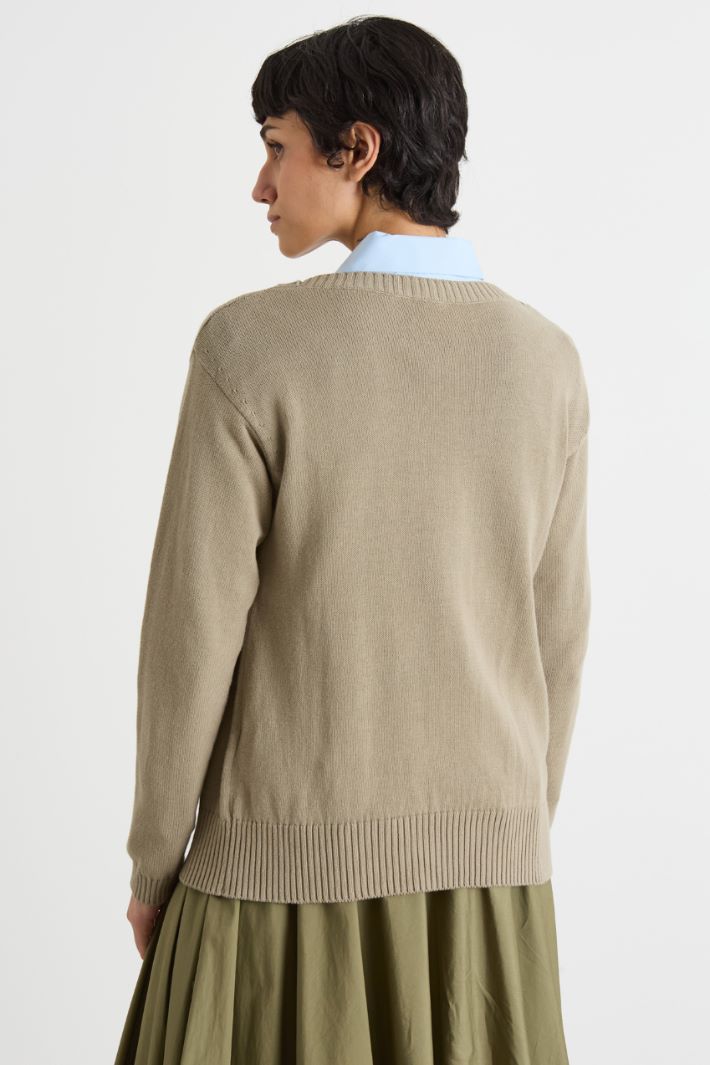 Dropped-shoulder jumper Intrend - 4