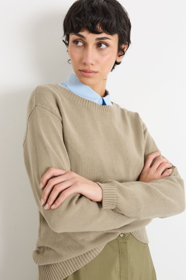 Dropped-shoulder jumper Intrend - 3