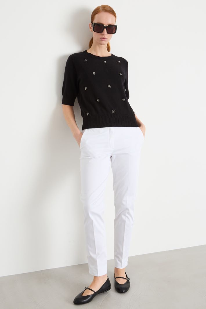Jewel-embellished jumper Intrend