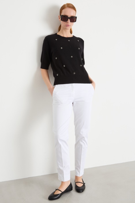 Jewel-embellished jumper Intrend
