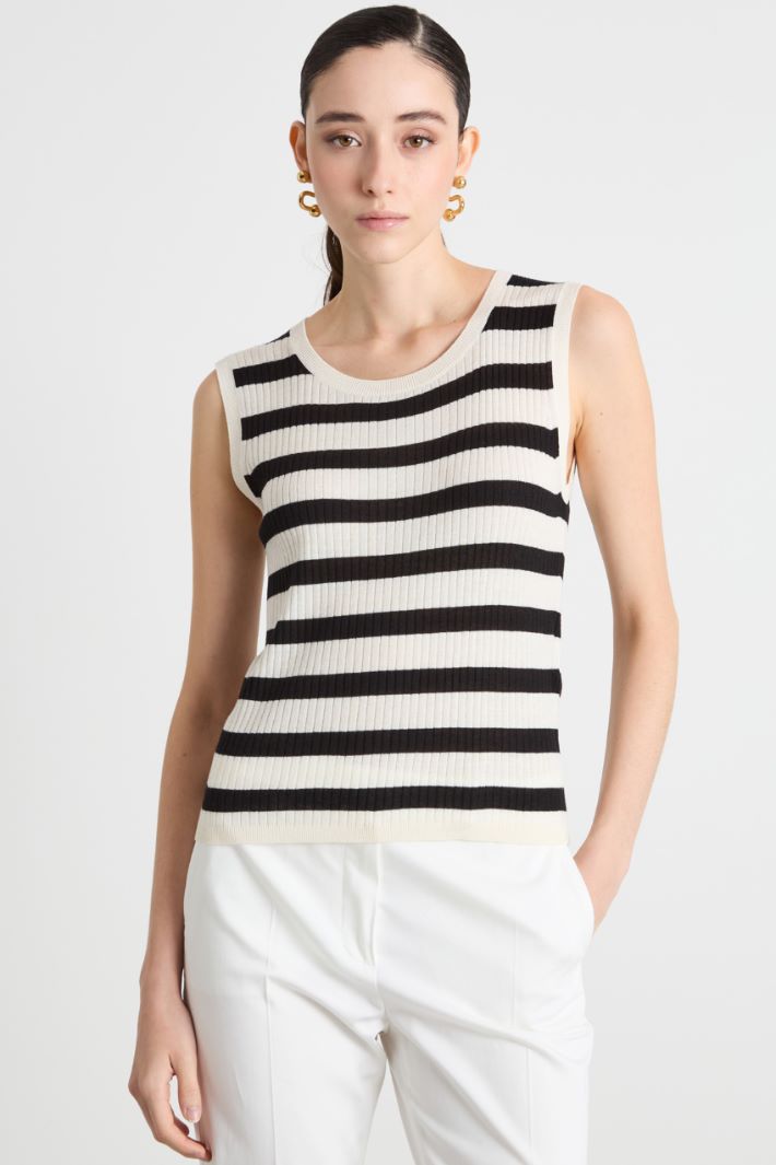 Knitted vest top Intrend - 2
