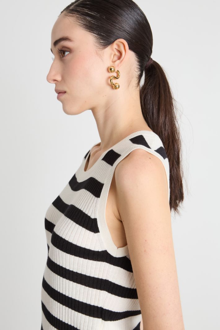 Knitted vest top Intrend - 3