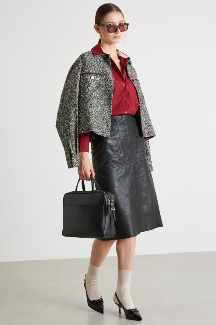 Leather pencil skirt Intrend