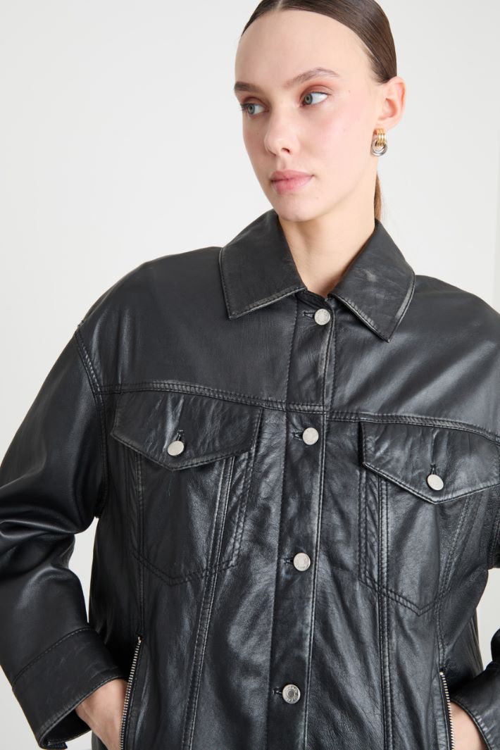 Giacca con cintura rimovibile Intrend - 3