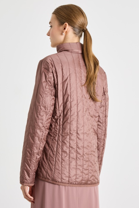 Chaqueta acolchada en lona técnica