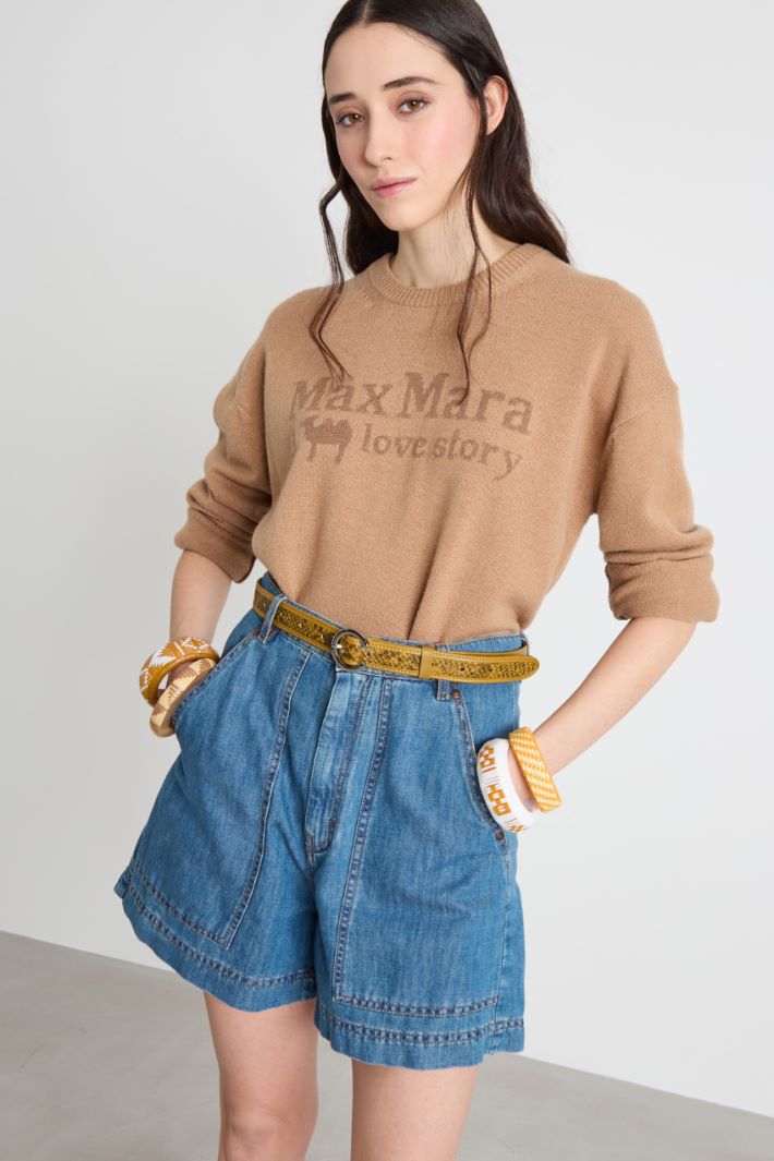 Cintura in pelle a stampa pitone Intrend - 3