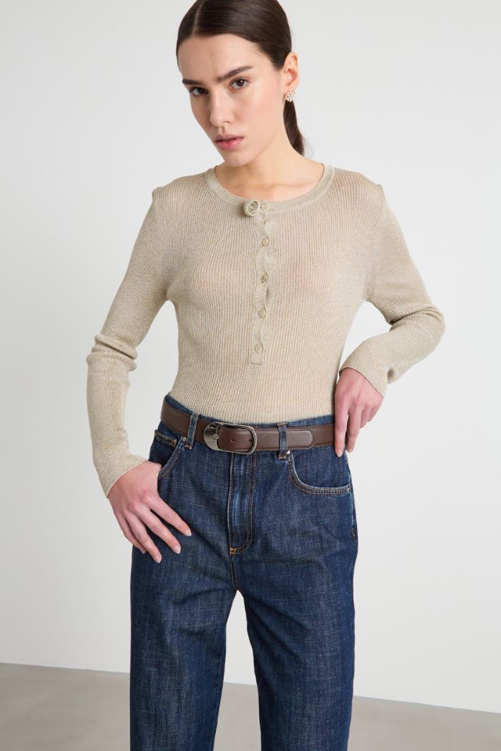 Cintura in pelle Intrend - 3