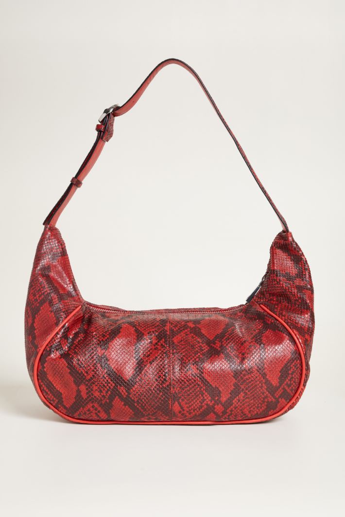 Borsa in pelle con stampa pitone Intrend - 3