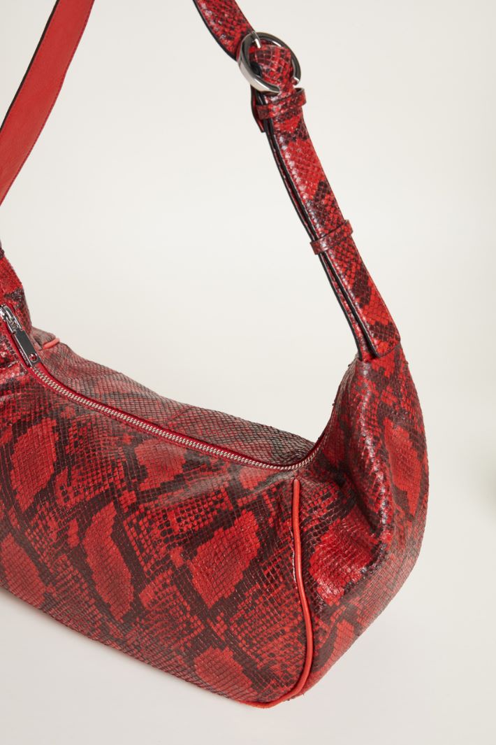 Borsa in pelle con stampa pitone Intrend - 4