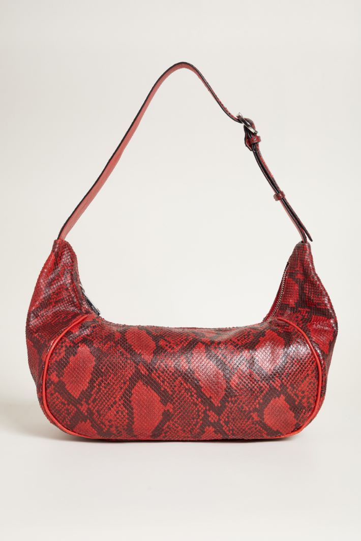 Borsa in pelle con stampa pitone Intrend