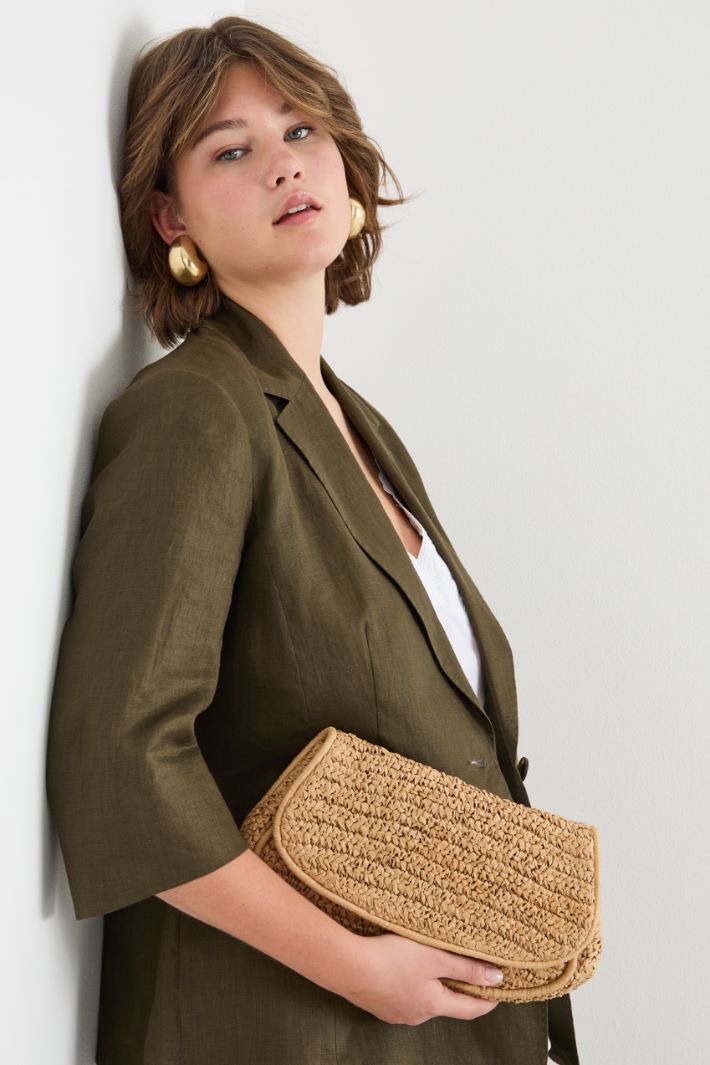 Pochette in materiale intrecciato Intrend - 5