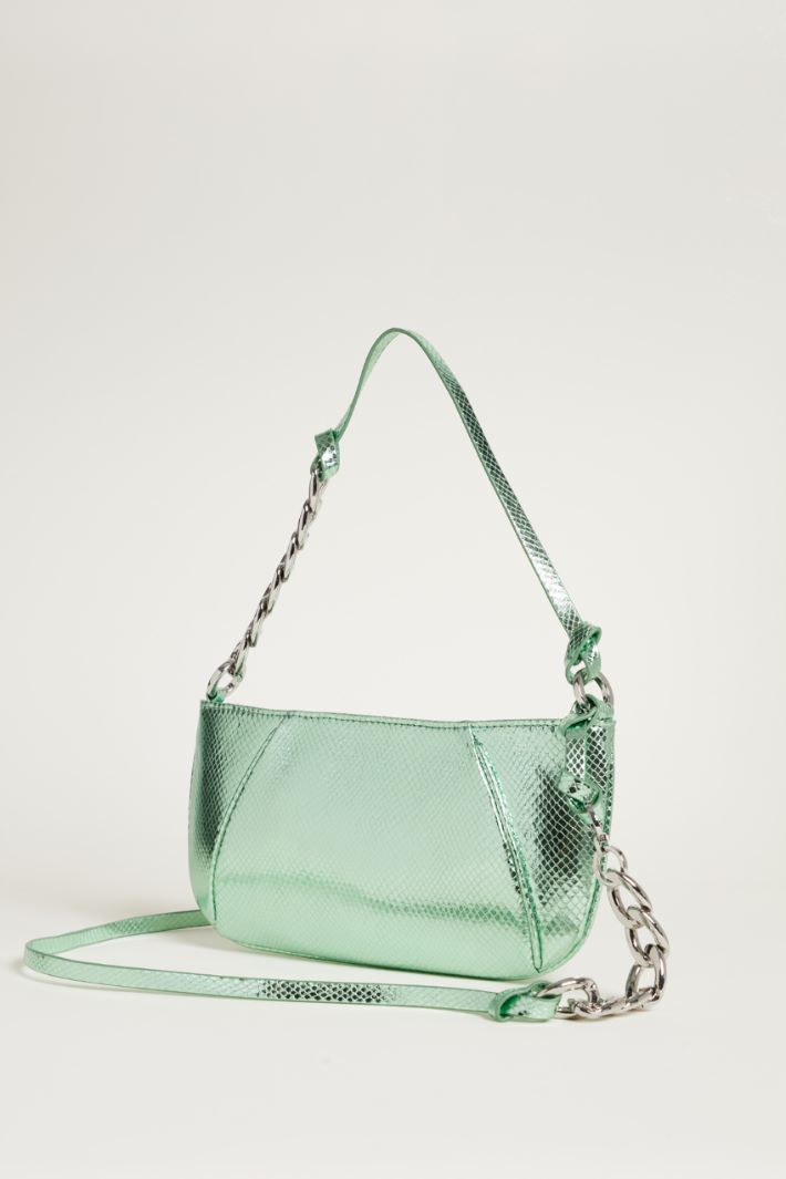 Pochette in tessuto spalmato con stampa lizard Intrend - 2