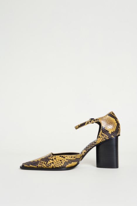 Mary Jane in pelle stampa pitone